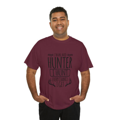 Im an avid hunter - Heavy Cotton Tee - Image 56