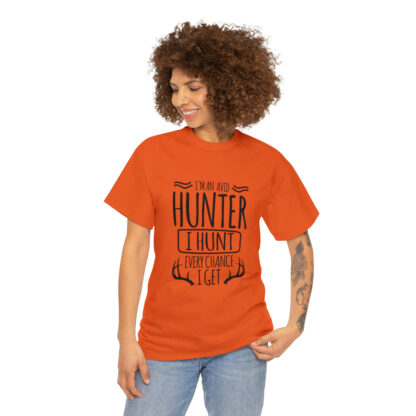 Im an avid hunter - Heavy Cotton Tee - Image 3