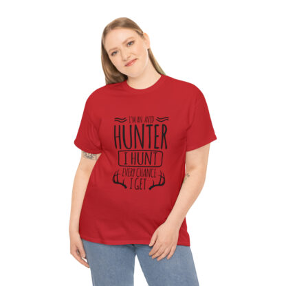 Im an avid hunter - Heavy Cotton Tee - Image 100