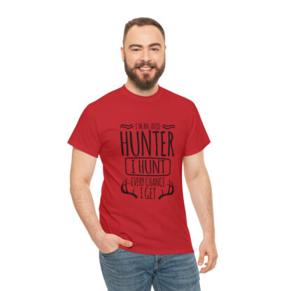 Im an avid hunter - Heavy Cotton Tee - Image 101