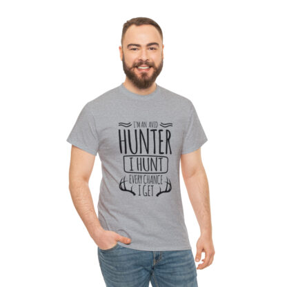 Im an avid hunter - Heavy Cotton Tee - Image 29