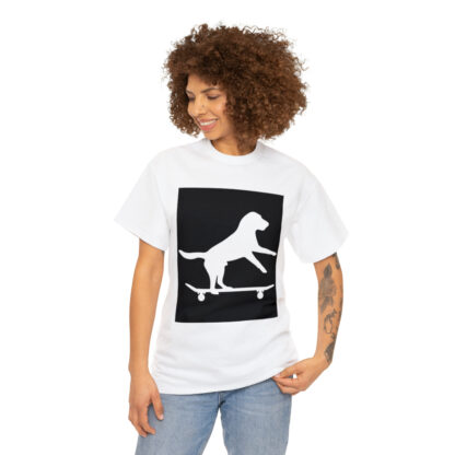 Skatebordercollie - Heavy Cotton Tee - Image 15