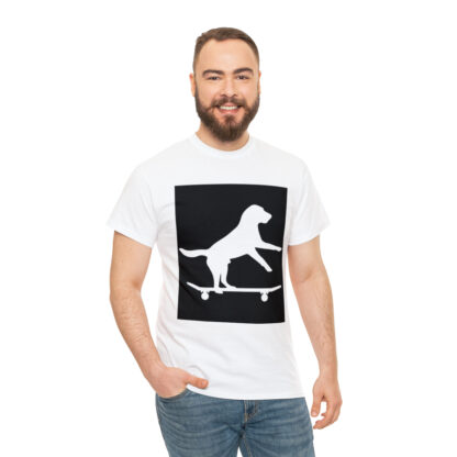 Skatebordercollie - Heavy Cotton Tee - Image 17