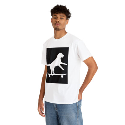 Skatebordercollie - Heavy Cotton Tee - Image 18