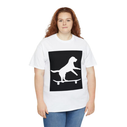 Skatebordercollie - Heavy Cotton Tee - Image 19