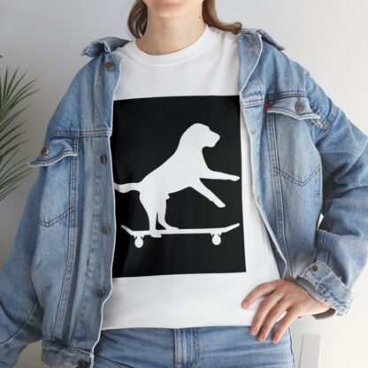 Skatebordercollie - Heavy Cotton Tee - Image 21