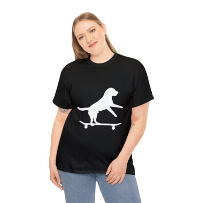 Skatebordercollie - Heavy Cotton Tee - Image 4