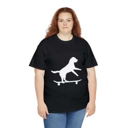 Skatebordercollie - Heavy Cotton Tee - Image 7