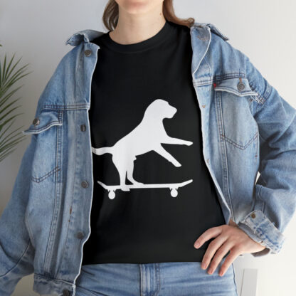 Skatebordercollie - Heavy Cotton Tee - Image 9