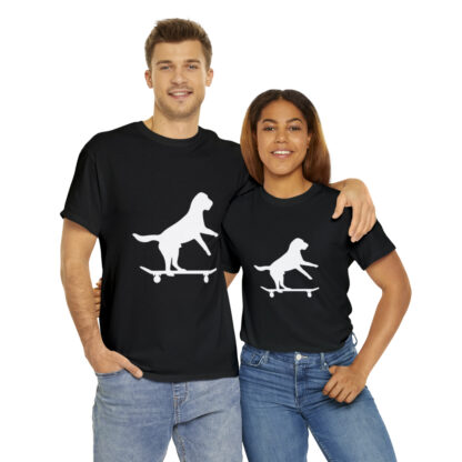 Skatebordercollie - Heavy Cotton Tee - Image 10