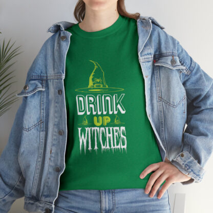 Drink up Witches -  Heavy Cotton Tee - Image 45