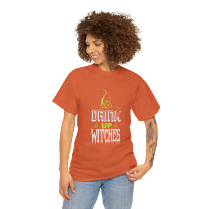 Drink up Witches -  Heavy Cotton Tee - Image 3