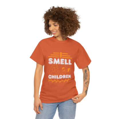 I smell children -  Heavy Cotton Tee - Image 3