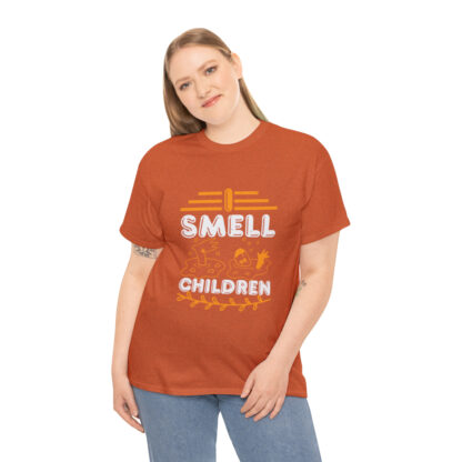 I smell children -  Heavy Cotton Tee - Image 4