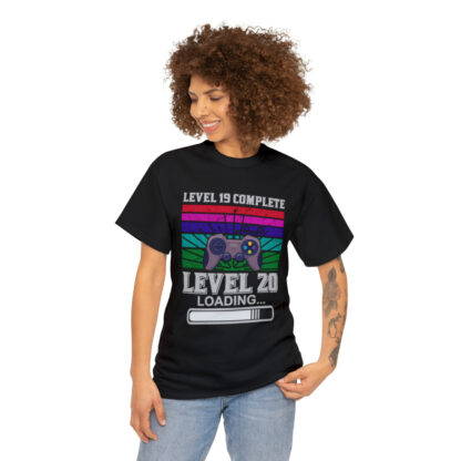 Level 20 Loading - Heavy Cotton Tee - Image 3