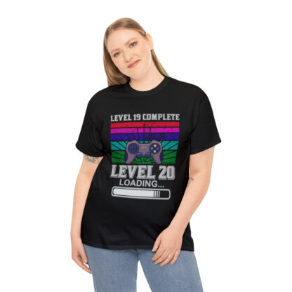 Level 20 Loading - Heavy Cotton Tee - Image 4