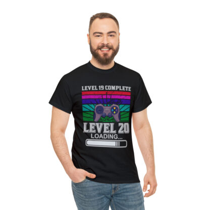 Level 20 Loading - Heavy Cotton Tee - Image 5